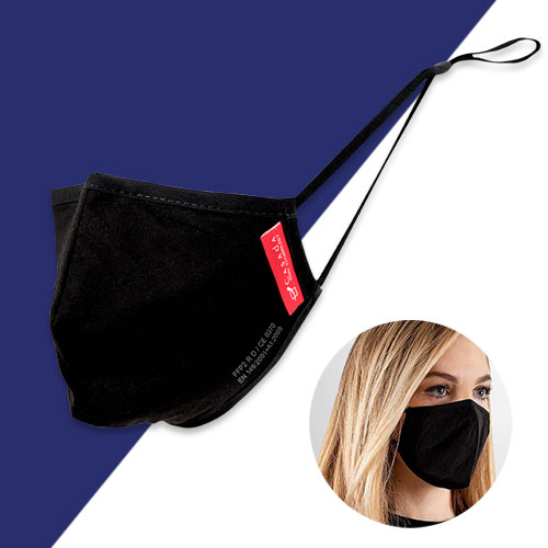 FFP2 zertifizierte Nano-Maske mit verstellbaren Ohrclips Limited Edition