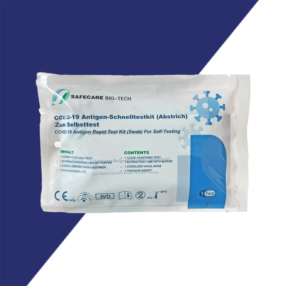 Safecare Bio-Tech SARS-CoV-2 Antigen Selbsttest für zuhause (LAIENTEST)