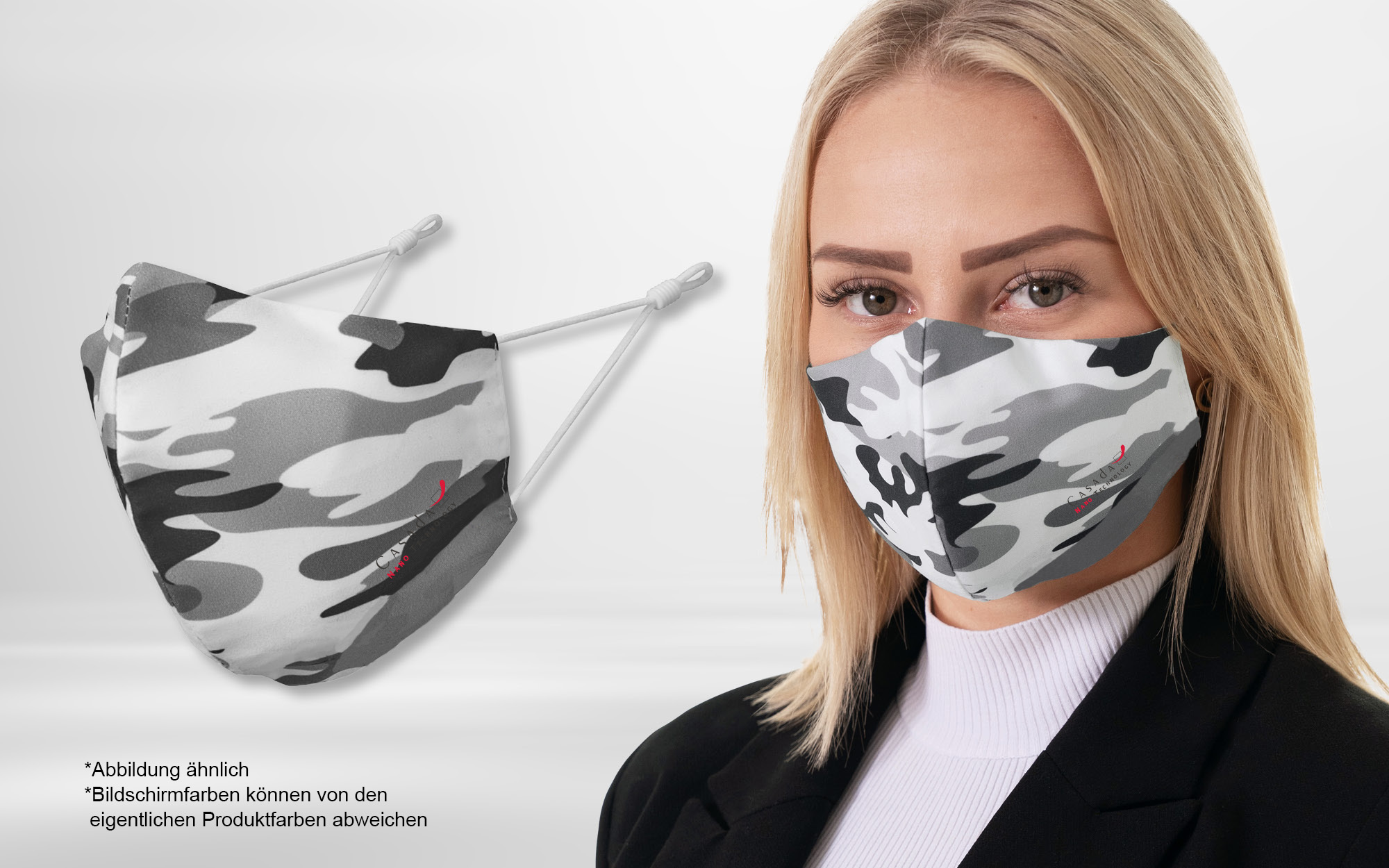 Zertifizierte FFP2 R Nano-Maske-PRO Limited Edition mit Schweif